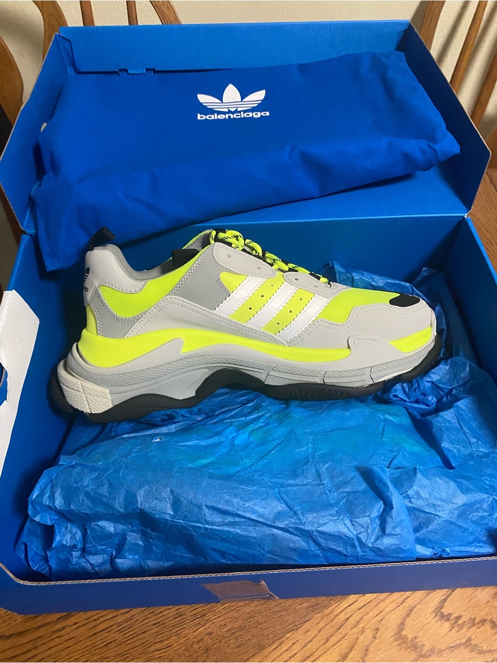 balanciaga Adidas X Triile S Yellow 
Men’s 12 NWT